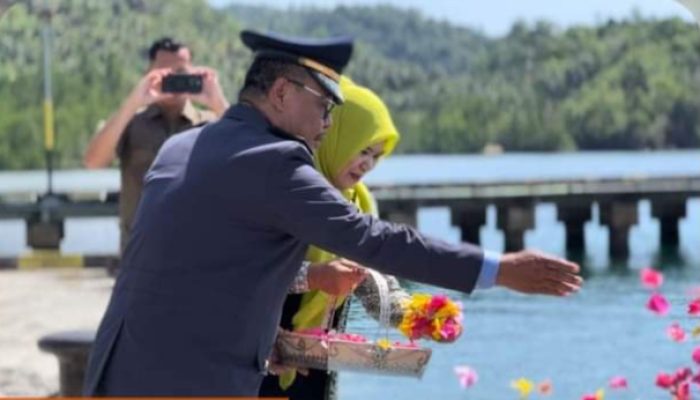 Peringati Hari Bhakti Pemasyarakatan ke- 60, Lapas Kelas III Leok Gelar GIat Tabur Bunga