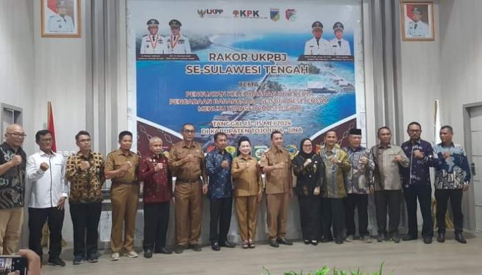 Bupati Tolitoli utus Asisten Pemerintahan dan Kesra hadiri Rakor UKPBJ se Sulteng