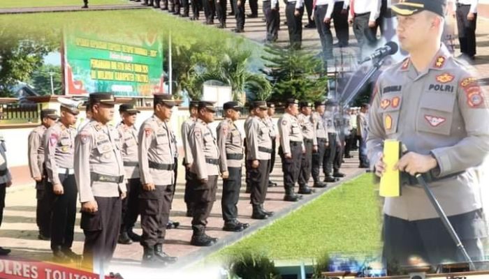 236 CJH Tolitoli diberangkatkan dari Masjid Agung, Polisi beri pengamanan maksimal