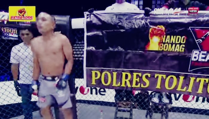 Bupati Amran Yahya apresiasi atlet MMA asal Tolitoli, Nando