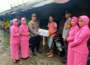 Polsek Baolan kembali lakukan Bakti Sosial, 10 Anak  stunting dapat Sembako