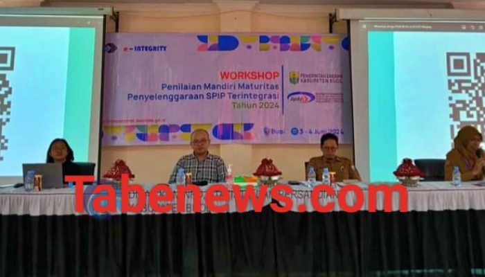 Ir. Usman Hasan, M.Si Buka Workshop Penilaian Mandiri Maturitas SPIP Terintegrasi Kabupaten Buol Tahun 2024
