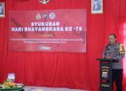 Polres Buol Gelar Syukuran Hari Bhayangkara Ke-78 Digedung Serbaguna Satya Haprabu “Ini Sambutan Kapolres Buol” 