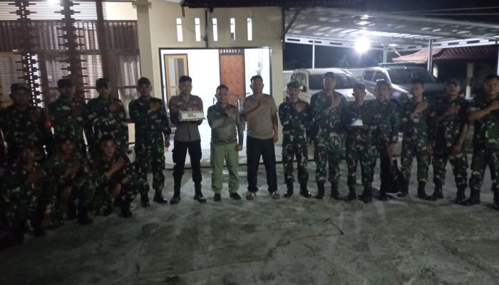 Dandim 1307/Poso, beri Kejutan Jajaran Polres Touna, Di HUT Bhayangkara ke-78