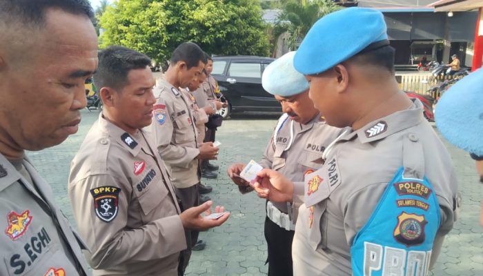 “PROVOS POLRES TOLITOLI BERGERAK PERIKSA ANGGOTA”