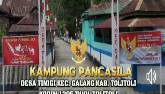 Tolitoli Berpartisipasi dalam Lomba Kampung Pancasila Nasional: Dukungan Warga Dibutuhkan