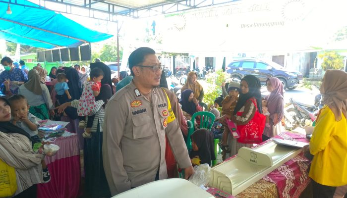 “Bhabinkantibmas Desa Ginunggung melaporkan PIN dari wilayah Binaan “