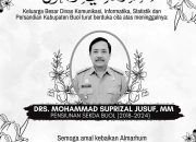 Mantan Sekda Buol Drs. Moh Suprizal Jusuf, MM Telah Berpulang