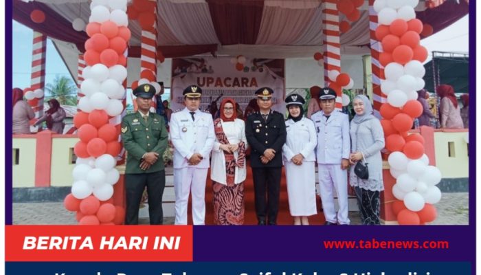 Kepala Desa Tabongo Saiful Kaku S.Hi Hadiri Upacara Detik-detik Peringatan Proklamasi HUT-RI Ke-79 Tahun