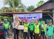 Jajaran Satlantas Polres Morowali utara Berbagi Kasih jelang HUT ke-69 Lalulintas