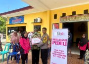 “Gerakan peduli bhayangkari polsek baolan bagi paket sembako di hari kesatuan 72”