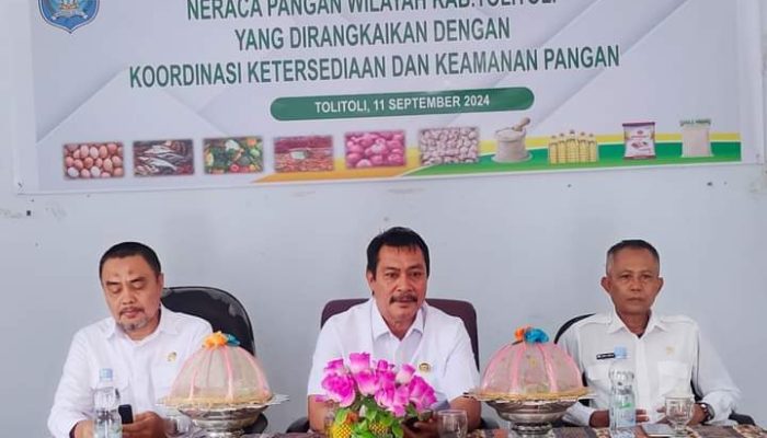Bupati Tolitoli Buka Kegiatan Penyusunan Prognosa Neraca Pangan: Dorong Ketahanan Pangan yang Berkualitas