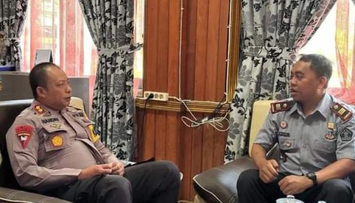 Kunjungan Silaturahmi Kepala Lapas Kelas III Leok ke Polres Buol