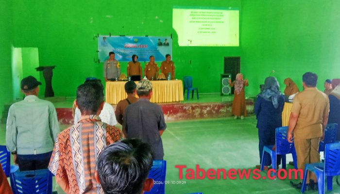 Lany Irawati Saleh Mewakili Bupati Buka kegiatan Sosialisasi Pendidikan Politik Bagi Partai Politik dan Masyarakat Dalam Menghadapi Pilkada Serentak 2024