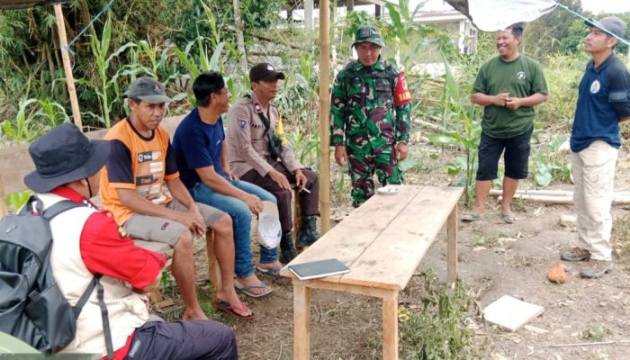 Anggota Koramil 1307-02, Pamona Puselemba Giat Patroli Cegah Kebakaran Hutan