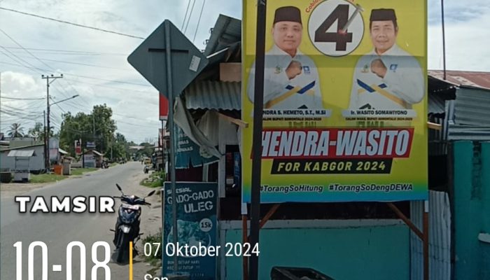 Ketua DPD Gelora Kabupaten Gorontalo bantah Pernyataan Bawaslu Gorontalo Soal Baliho Paslon