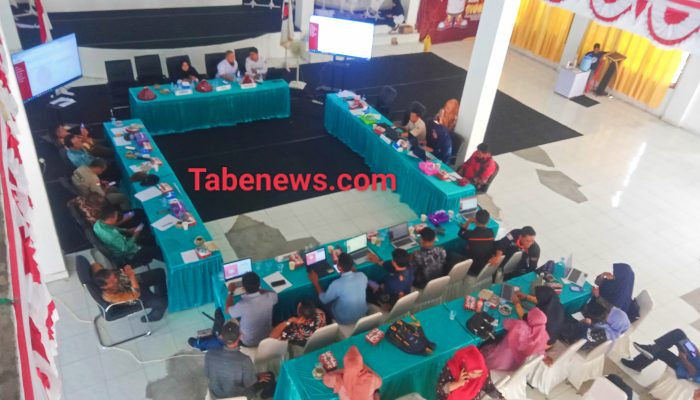 KPU Buol Gelar Bimtek SITAB bersama Kepala Sekretariat PPK Se-Kabupaten Buol
