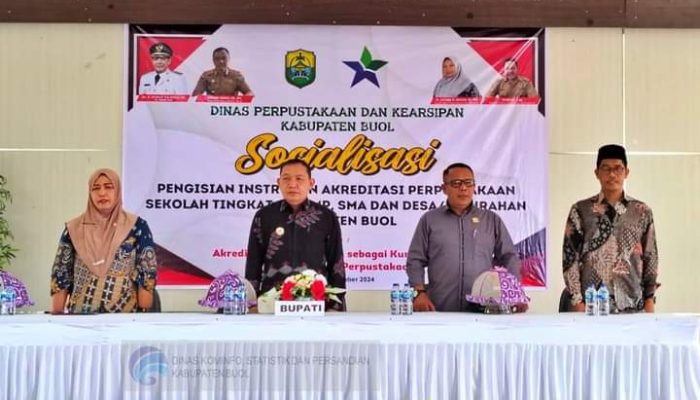 Pj. Bupati Buka Sosialisasi Pengisian Instrumen Akreditas Perpustakaan Sekolah dan Desa