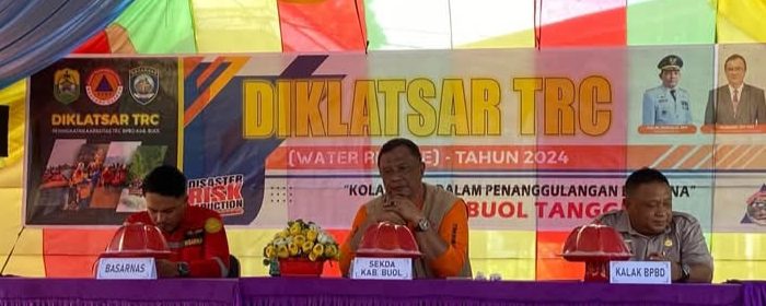 Sekda Buol Buka Kegiatan Pengembangan Kapasitas Tim Redaksi Cepat Kebencanaan Lintas Sektor