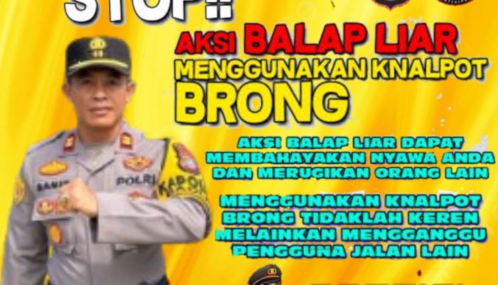 Polsek Baolan Himbau untuk tidak lakukan balapan liat, geber motor,sebelum Tindak Tegas terukur