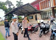 Kapolres Tolitoli dan Provam periksa satu persatu kelengkapan kendaraan pribadi anggota polres Tolitoli