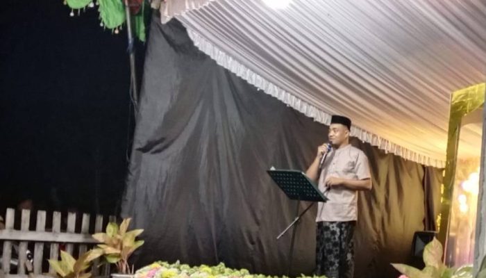 Kapolsek Paleleh IPTU Ridwan, S.IP Ajak Masyarakat Menjaga Kamtibmas Dalam Acara Pembukaan Nuzulul Qur’an 1446 H