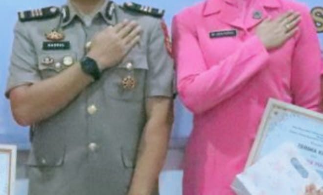 “Runners club Toli-toli, serta salah satu pengurus adat Bali Lampasio,merasa kehilangan dengan mutasi kasat Samapta polres Tolitoli AKP Haerul SH “