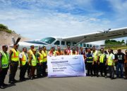 Pesawat Susi Air  Resmi Beroperasi  Perdana di Bandara Udara Prins 