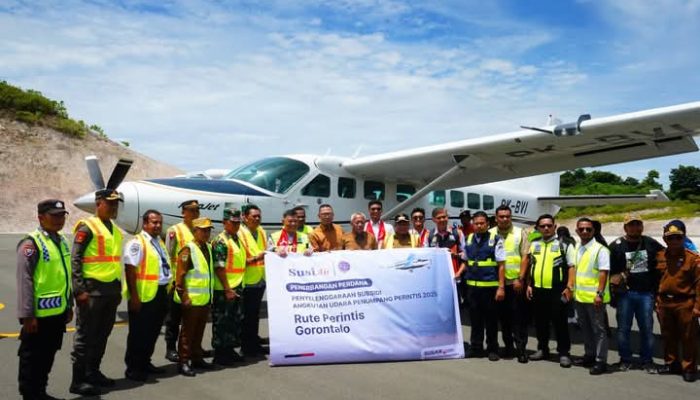 Pesawat Susi Air  Resmi Beroperasi  Perdana di Bandara Udara Prins 