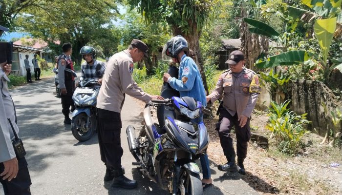 Kapolsek Galang Jaga Obyek Wisata Lalos Pasca Hari Raya 1 Syawal 1446 H/2025″
