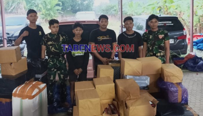 TNI AL dan Bea Cukai Gorontalo Berhasil Gagalkan Penyelundupan Rokok Tanpa Cukai