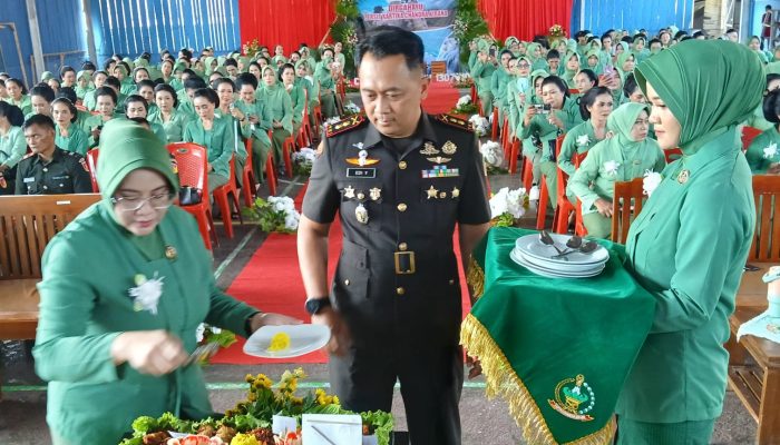 Peringatan HUT ke-79 Persit Kartika Chandra Kirana di Kodim 1307/Poso Berlangsung Khidmat dan Penuh Semangat