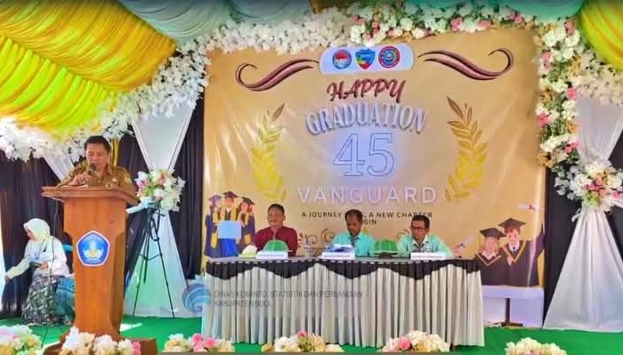 Plt. Kadis Diskominfo Buol Abdullah AS. Mangge, S.Ag., M.Si Hadir Acara Kelulusan Siswa SMA 1 Biau, Ini Pesan Beliau