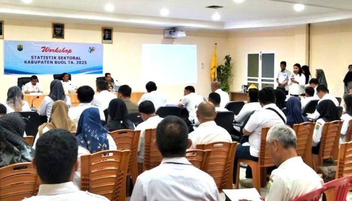 Workshop Statistik Sektoral Kabupaten Buol Tahun 2025 Dibuka Resmi Oleh Wakil Bupati Buol