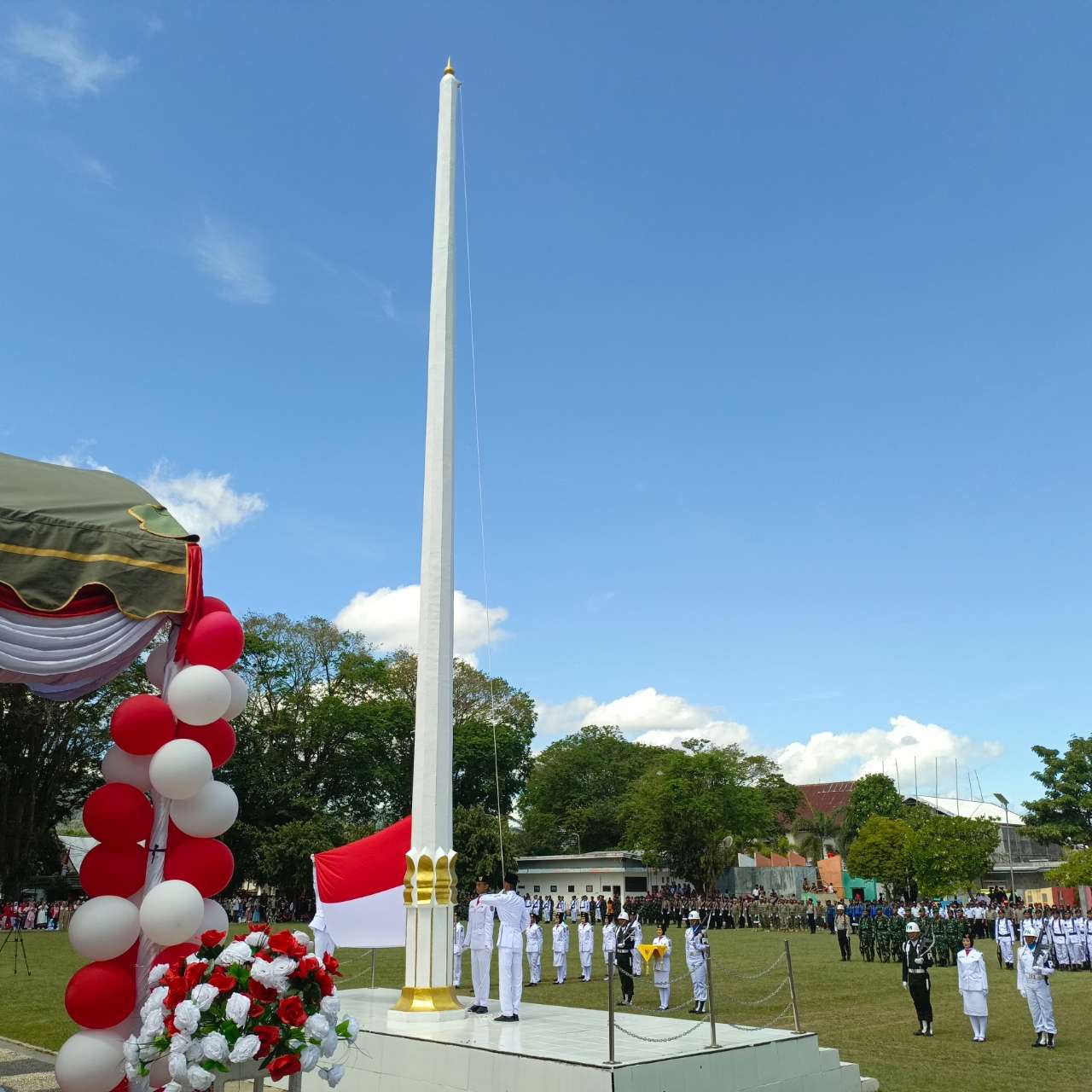 HUT RI ke-80 di Tolitoli, Bupati Amran Yahya Pimpin Upacara Khidmat