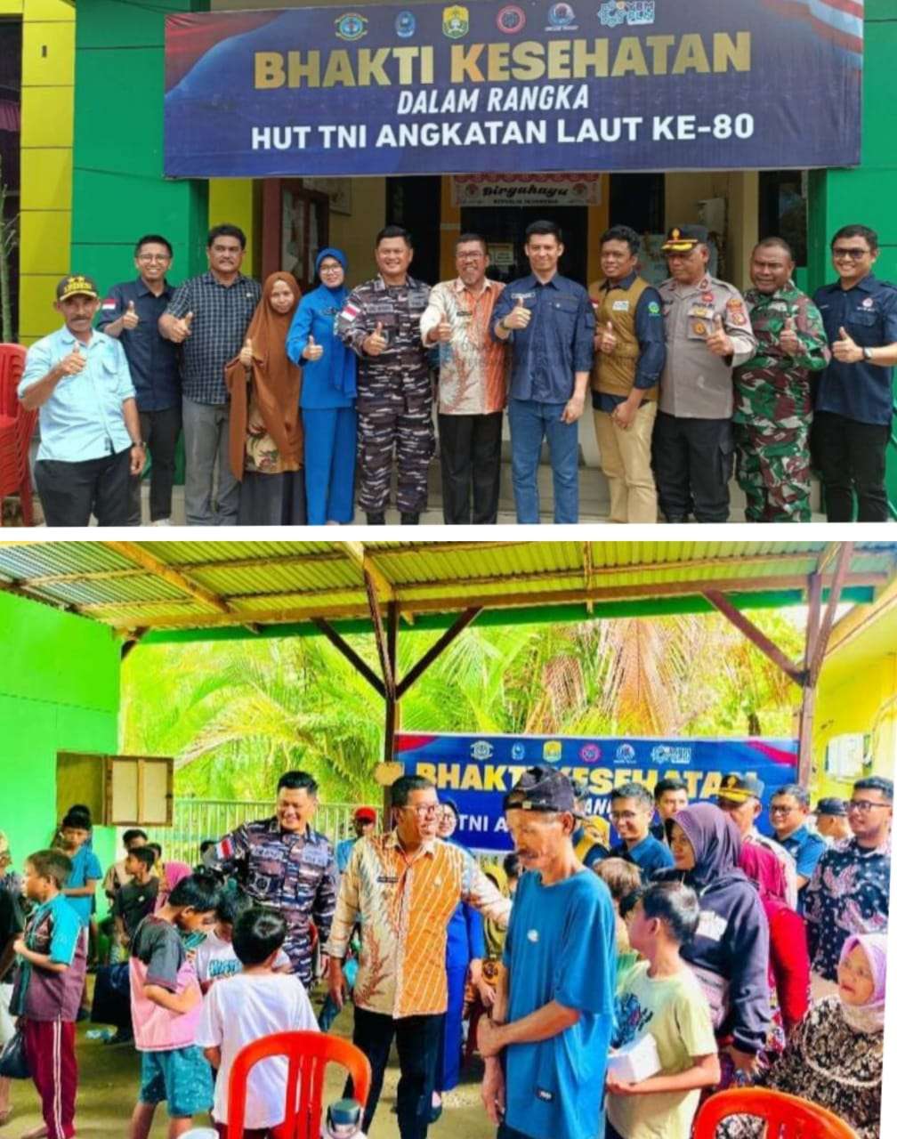 HUT Ke-80 TNI AL, Wakil Bupati Buol Apresiasi dan Ucapkan Terima Kasih Dalam Kegiatan Sunat Masal