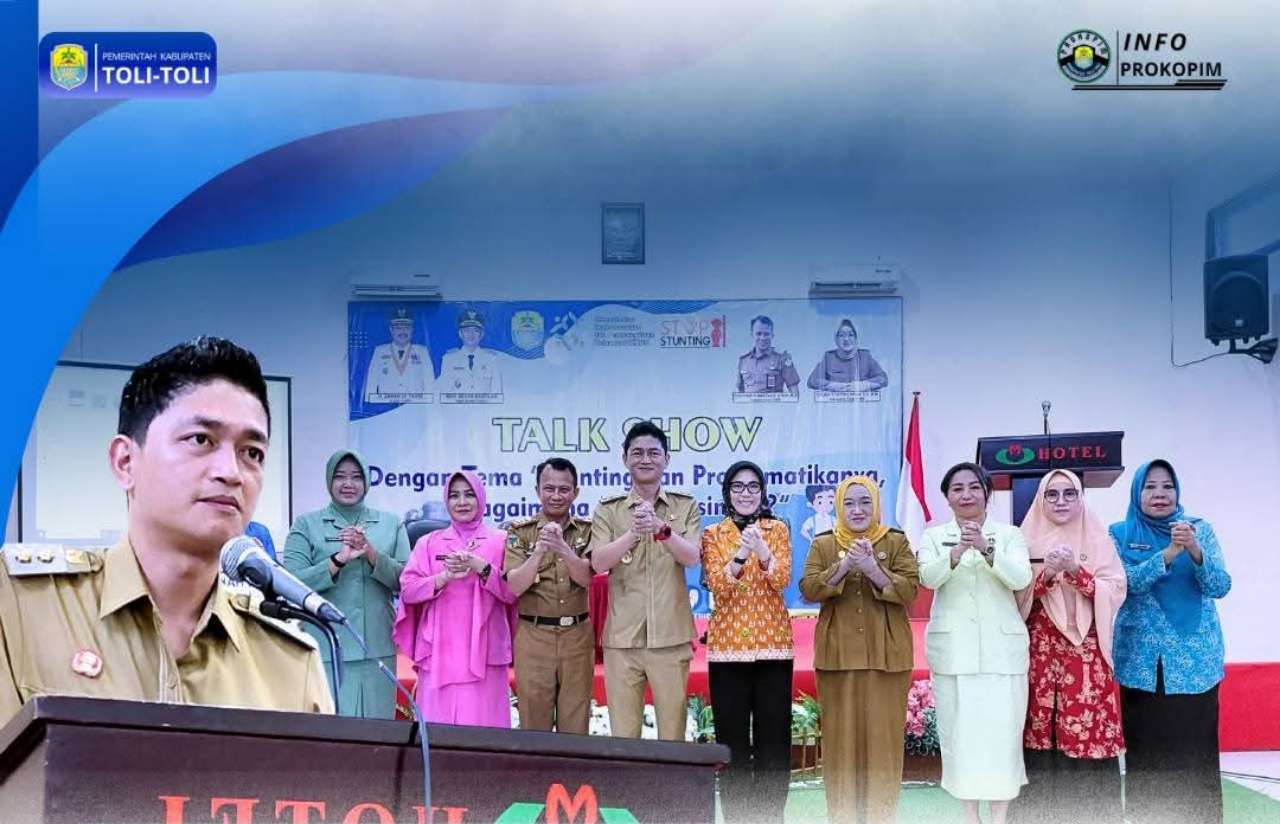 Wabup Toli-Toli Dorong Kesadaran Publik Lewat Talk Show “Stunting dan Problematikanya”
