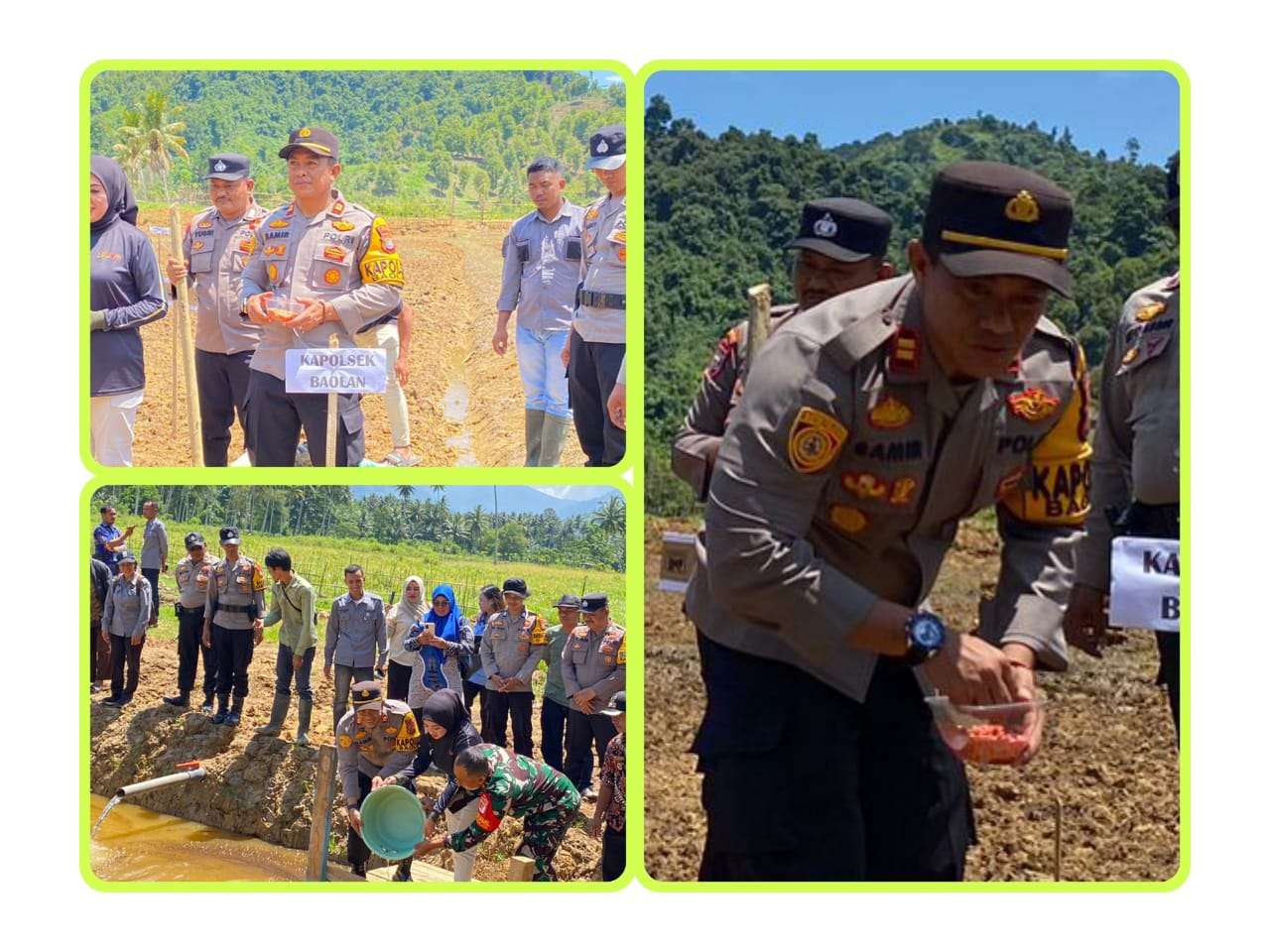 Kapolsek Baolan Hadiri Pencanangan BUMDes Pidota Sasakan di Desa Dadakitan