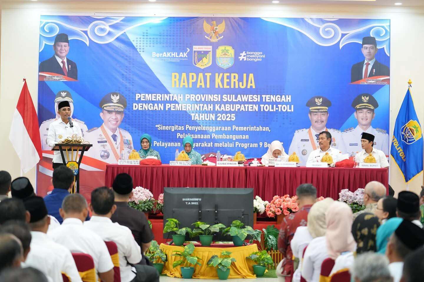 Gubernur Anwar Hafid Tegaskan Sinergi Pemprov dan Pemkab di Rakerda Tolitoli