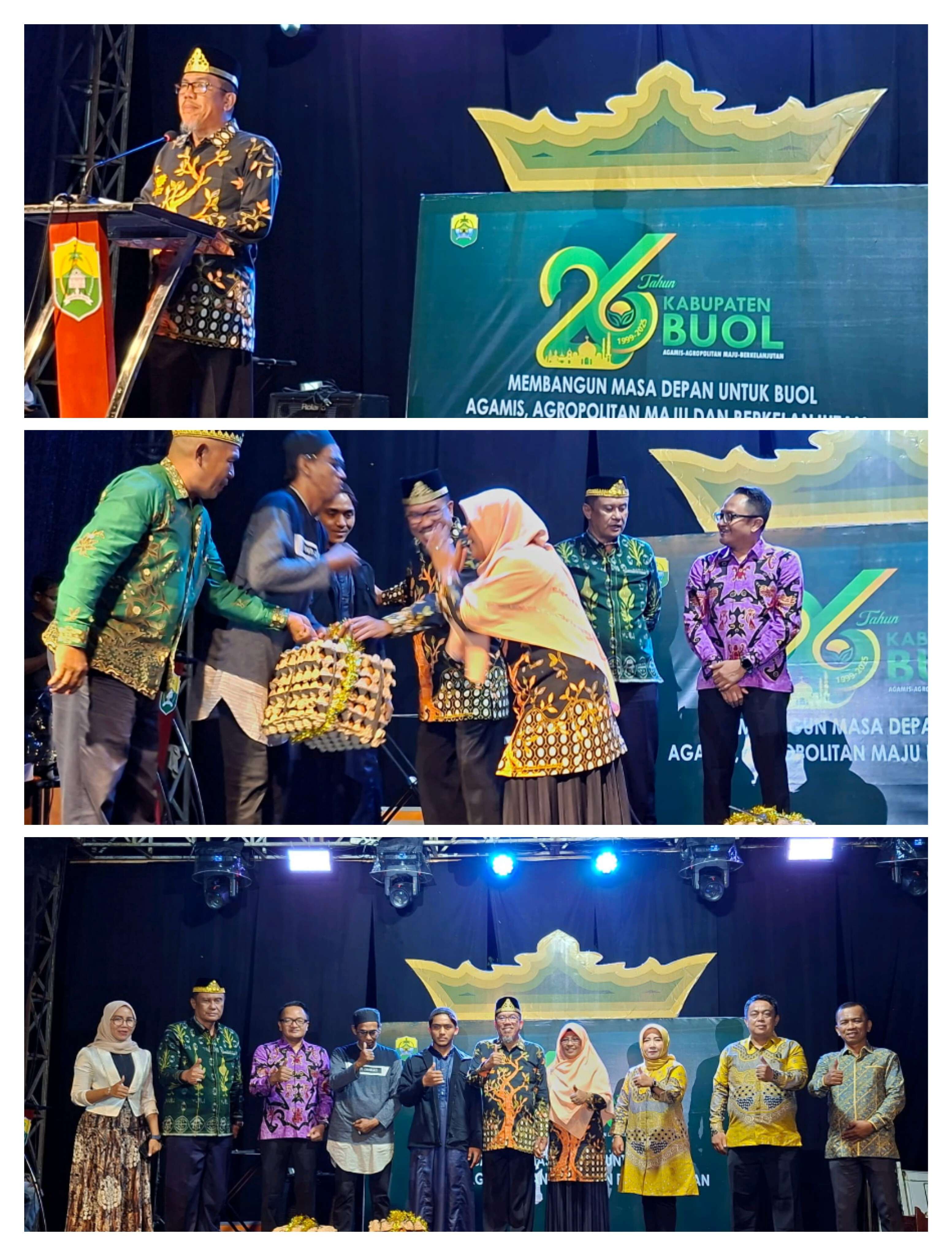 HUTDA Ke-26 Kabupaten Buol “Membangun Masa Depan untuk Buol Agamis, Agropolitan, Maju, dan Berkelanjutan”