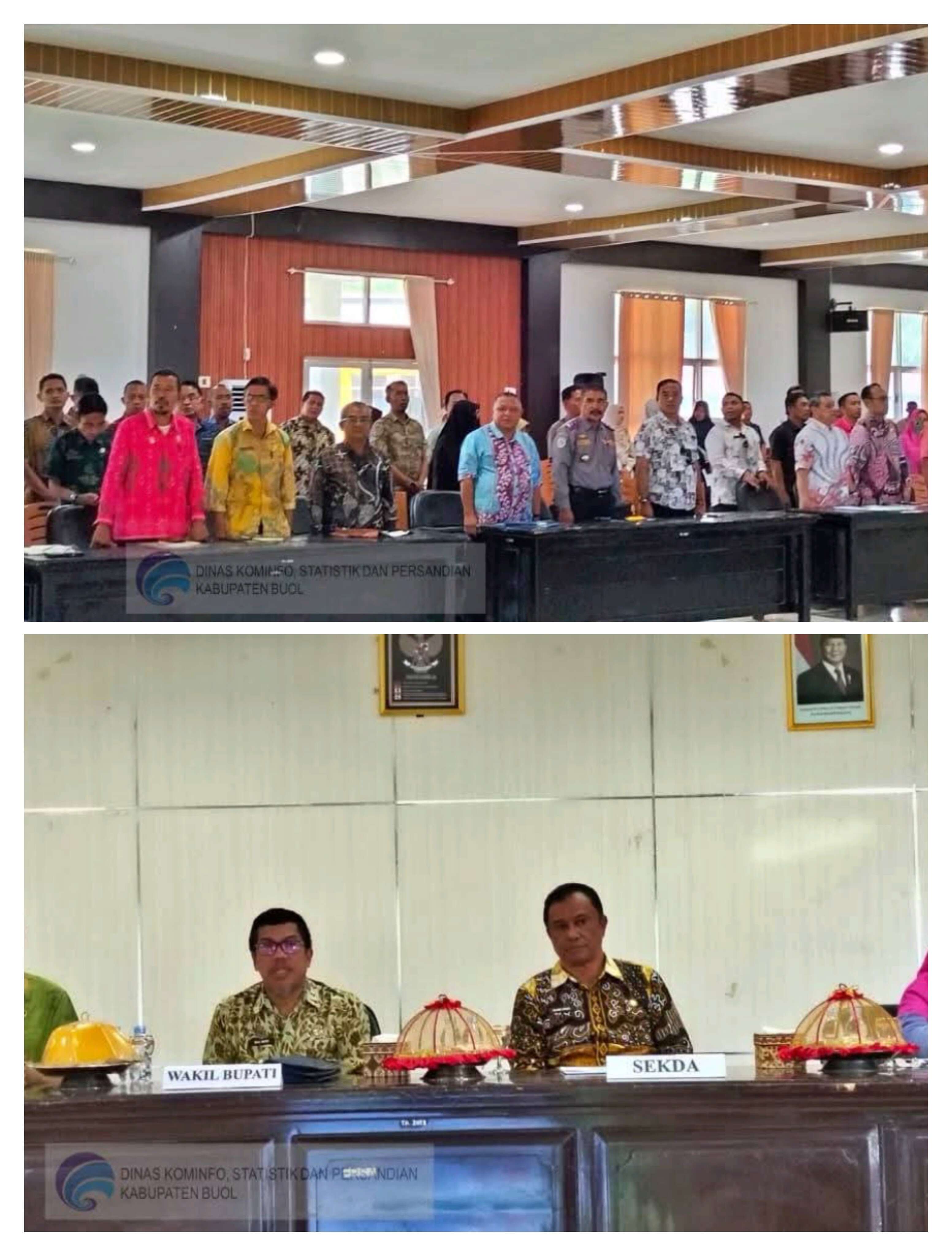 Direktur RSUD Mokolyuri Buol Hadiri Rapat Evaluasi Realisasi APBD 2025