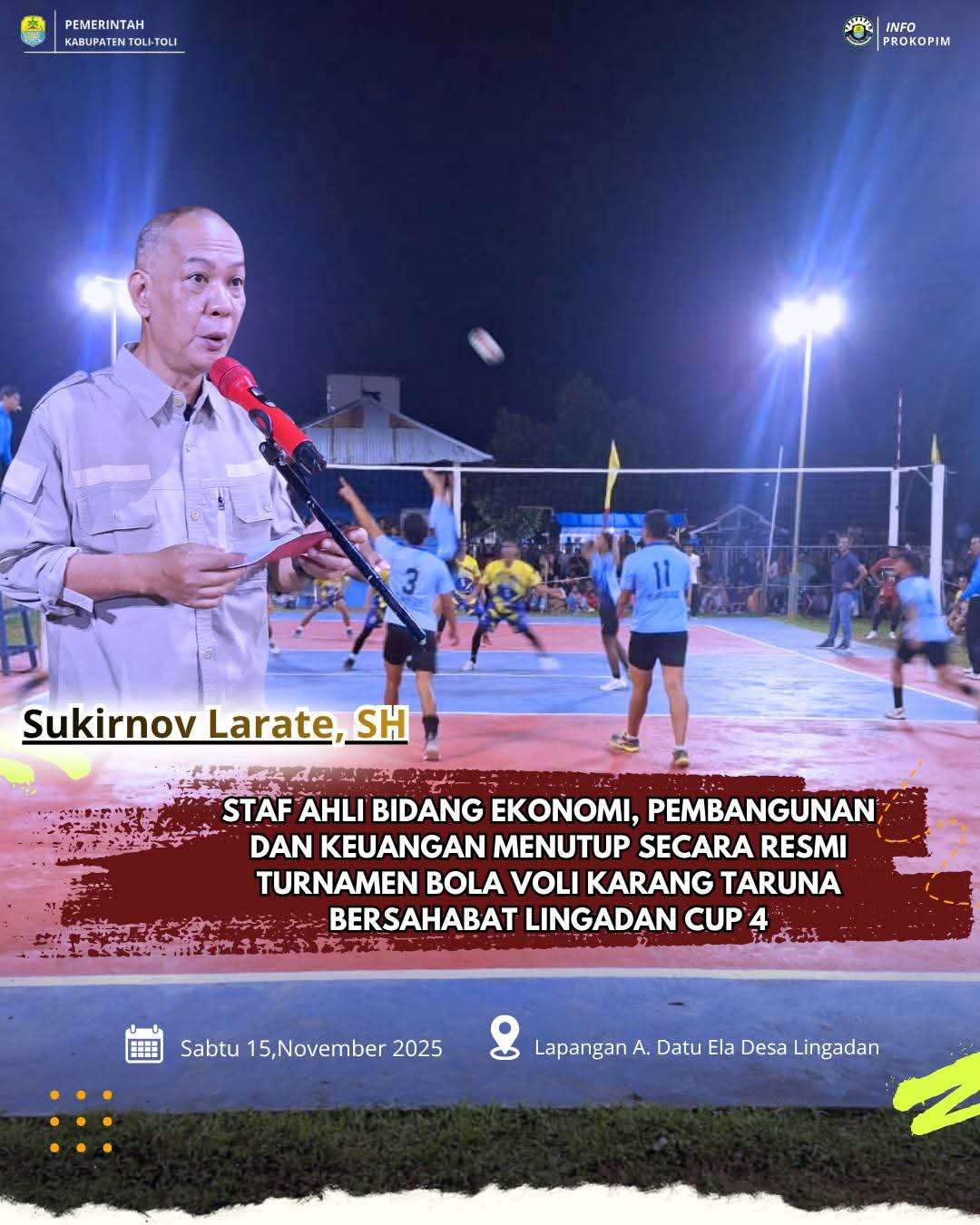 Lingadan Cup IV 2025 Resmi Ditutup: Lakuan Mandiri & Lingadan Putra Raih Tahta Juara