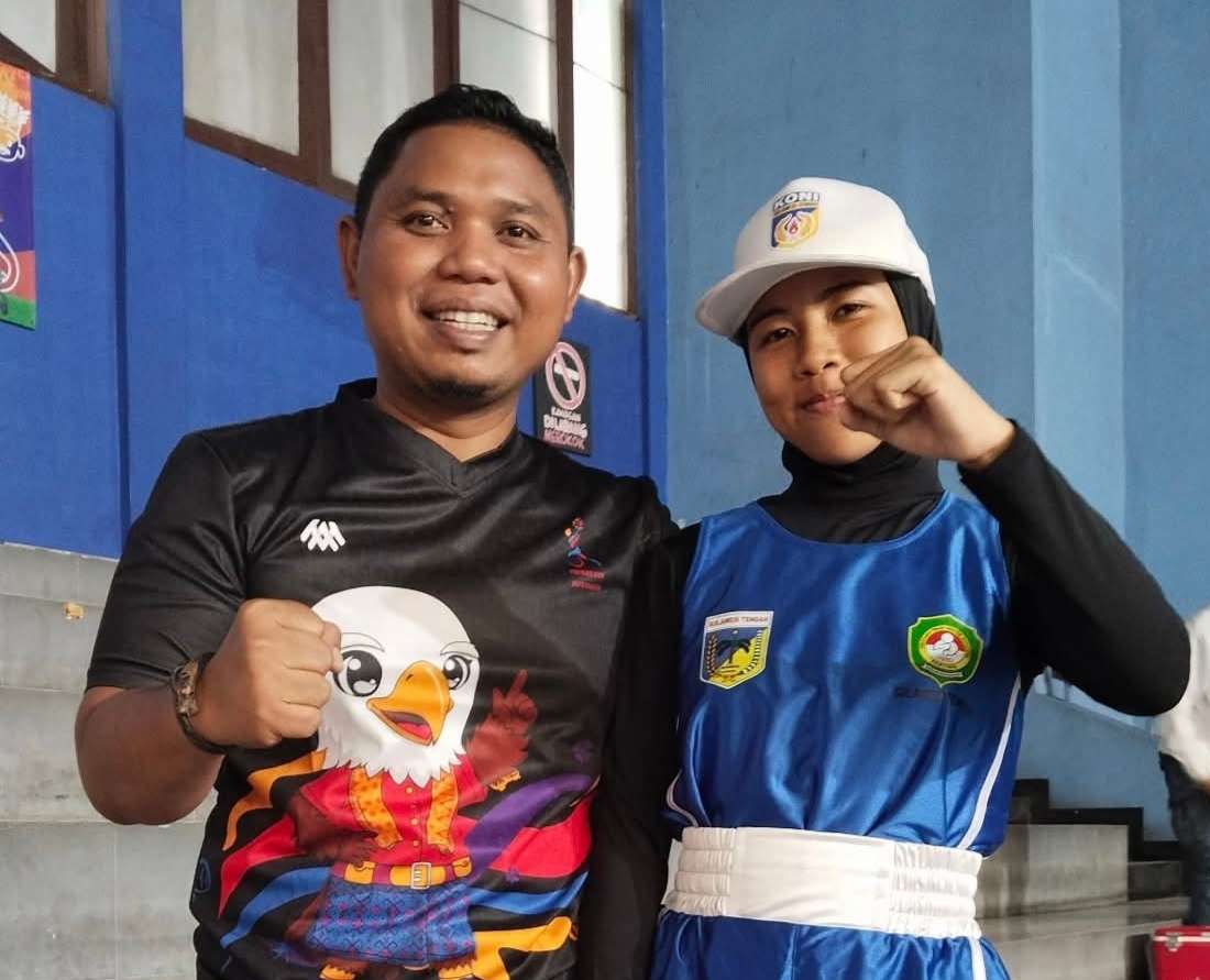 Kepala Disporapar Buol Beri Dukungan Penuh untuk Atlet Randa Anayah Naurah Amandhari yang Bertanding di Kelas 50–52 Kg Melawan Jawa Barat