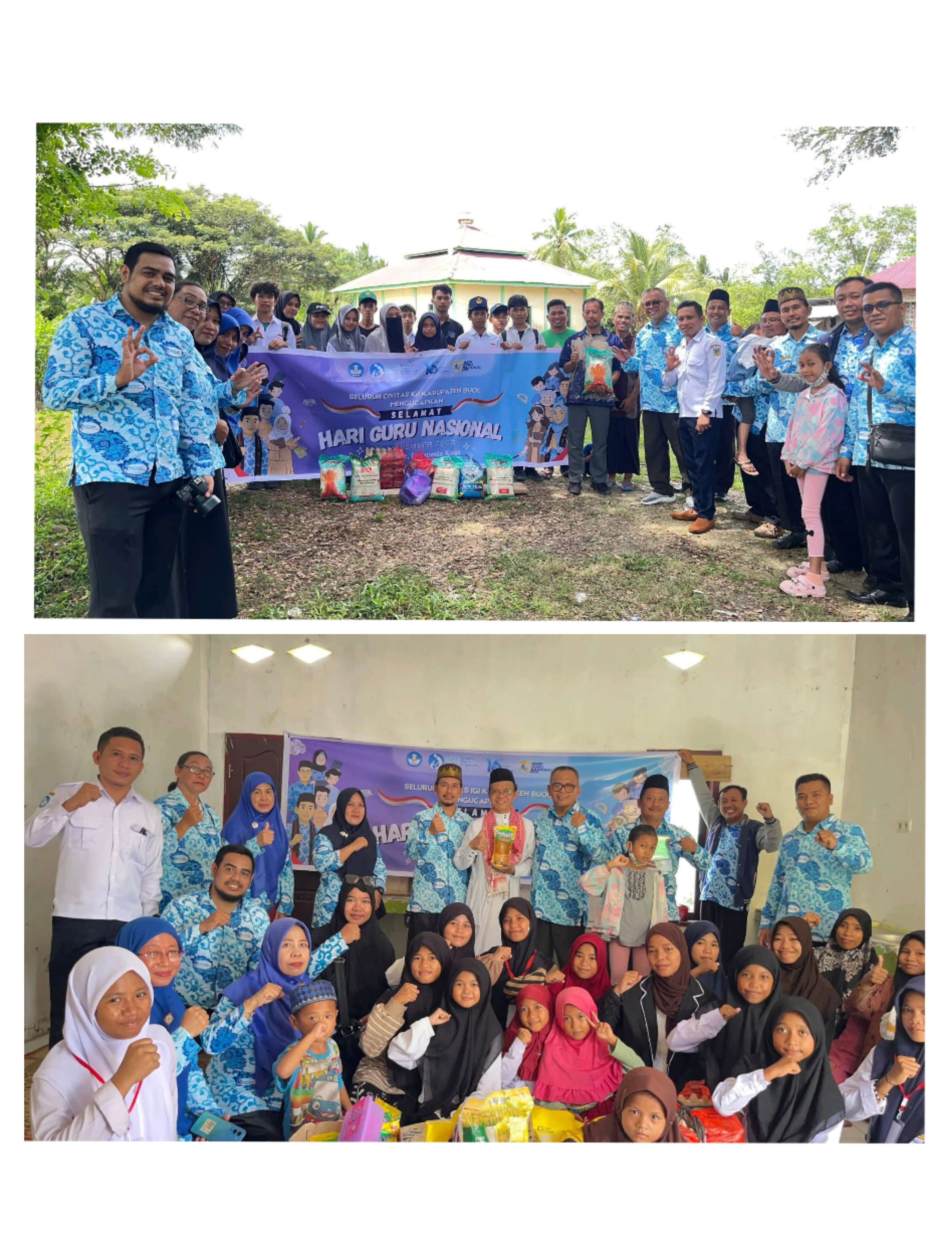 IGI Buol Gelar Program “IGI Berbagi” di Tiga Titik Sambut Hari Guru Nasional 2025