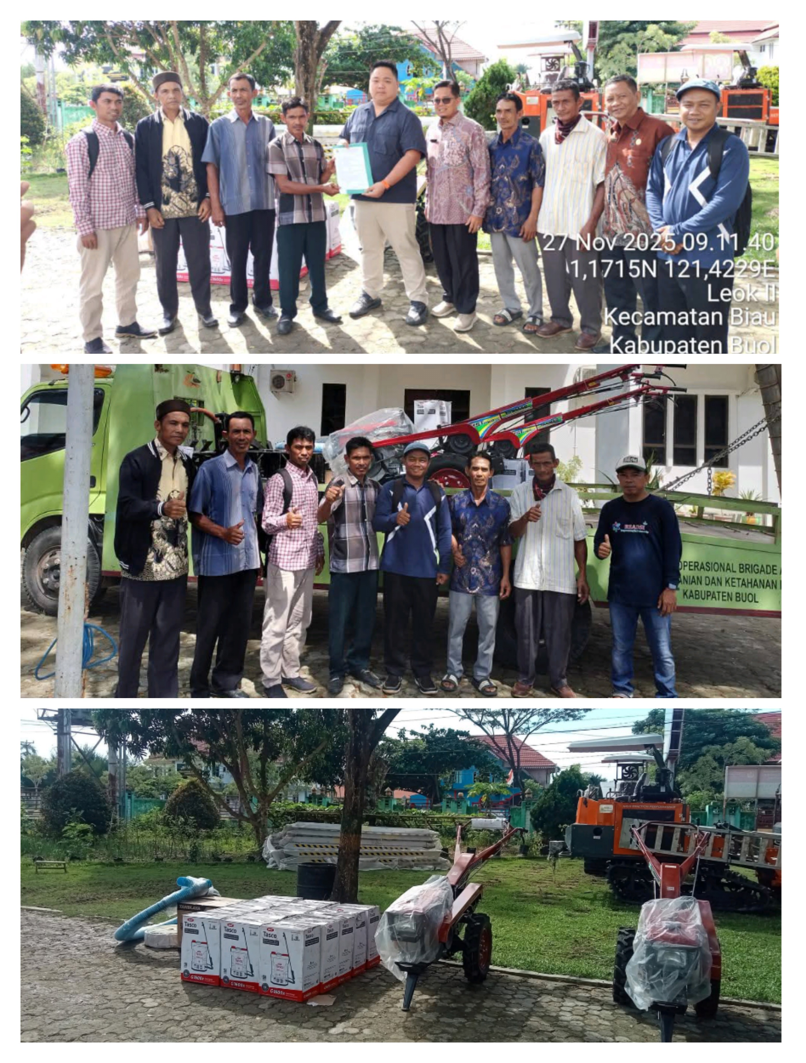 Penyerahan Bantuan Alsintan Aspirasi Anggota DPR RI Nilam Sari Lawira untuk Kelompok Tani Lakea Resmi Dilaksanakan