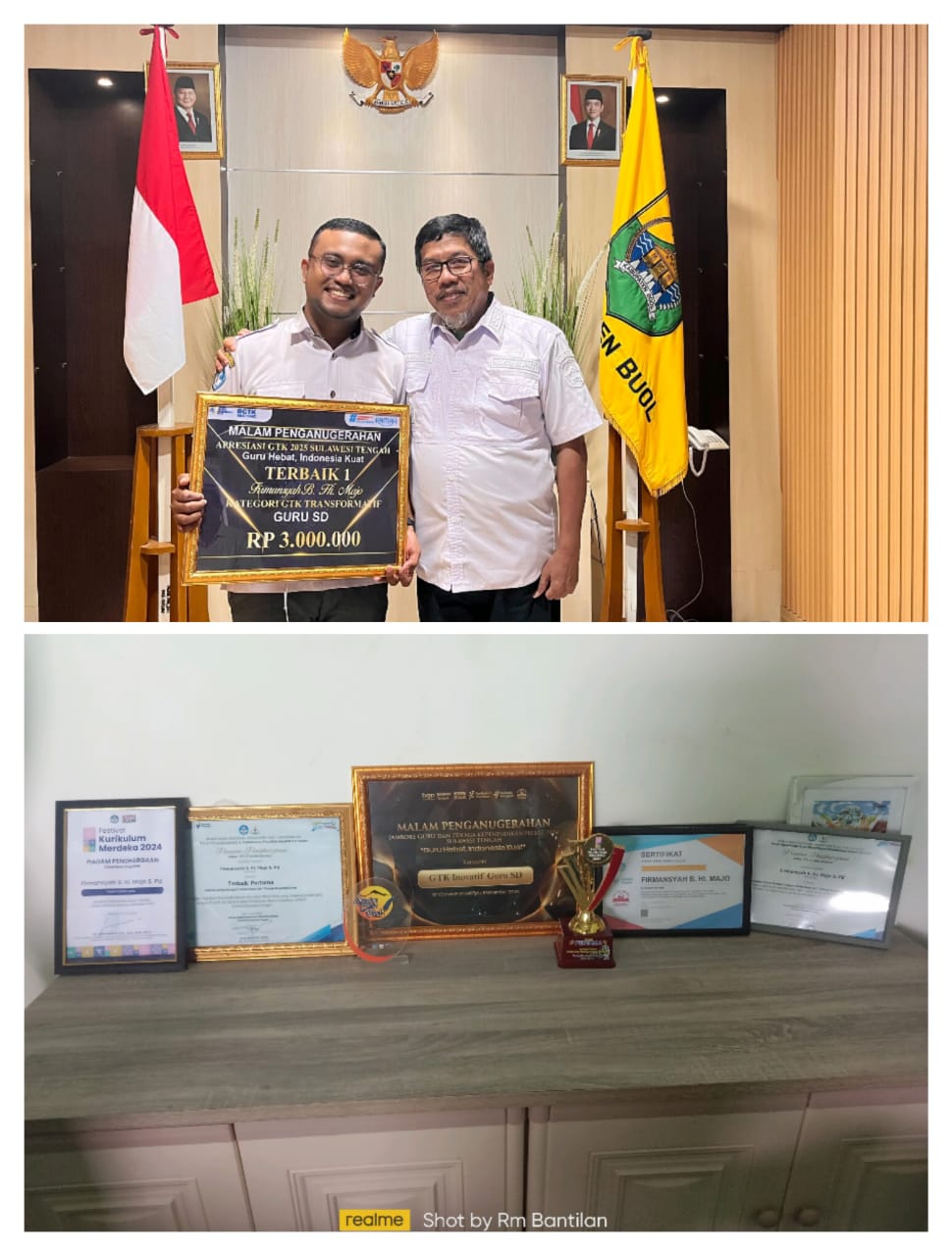 Guru Berprestasi SDN 16 Biau, Firmansyah B. Hi. Majo, S.Pd Raih Sejumlah Penghargaan Bergengsi dan Siap Wakili Sulawesi Tengah ke Tingkat Nasional