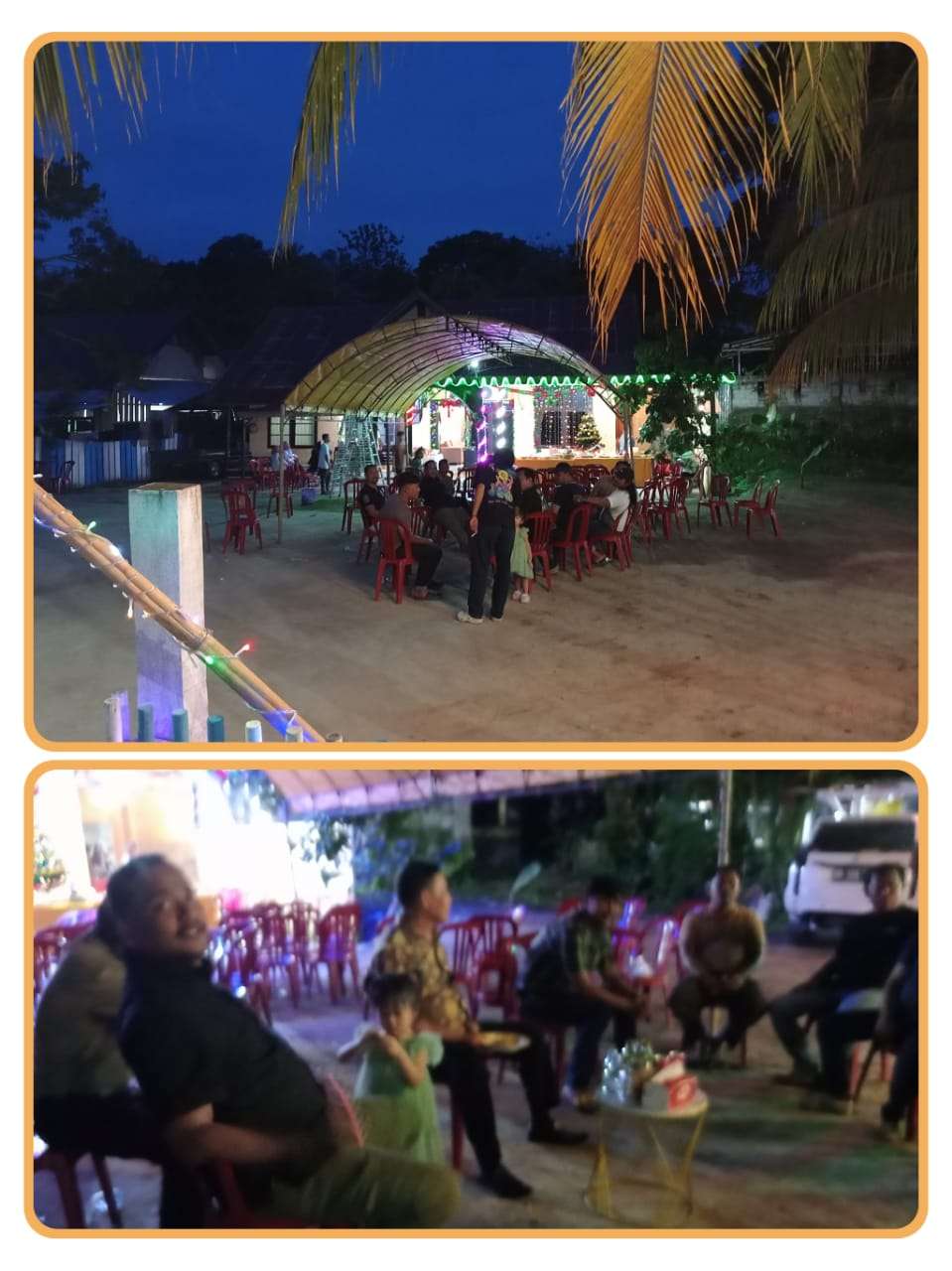 Malam Natal di Rumah Dinas Kasat Reskrim Polres Tolitoli Penuh Sukacita dan Kebersamaan