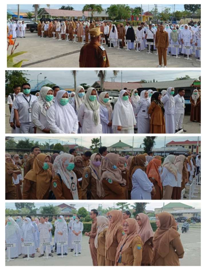Pj. Sekda Buol Pimpin Apel Bersama di RSUD Mokolyuri Buol