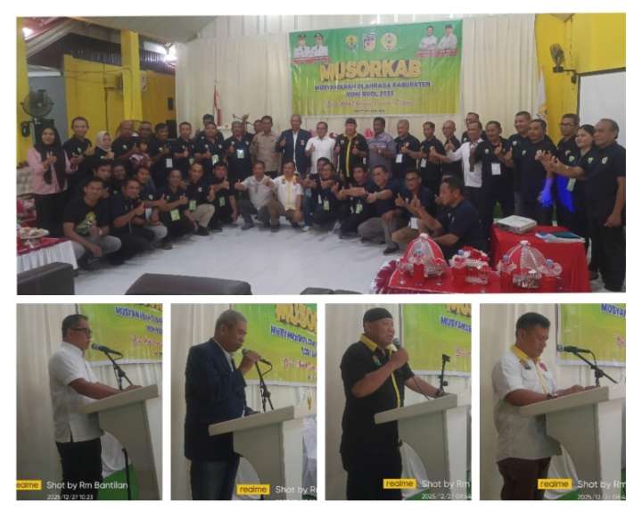 Musorkab II KONI Buol 2025 Digelar, Momentum Konsolidasi Menuju Puncak Prestasi