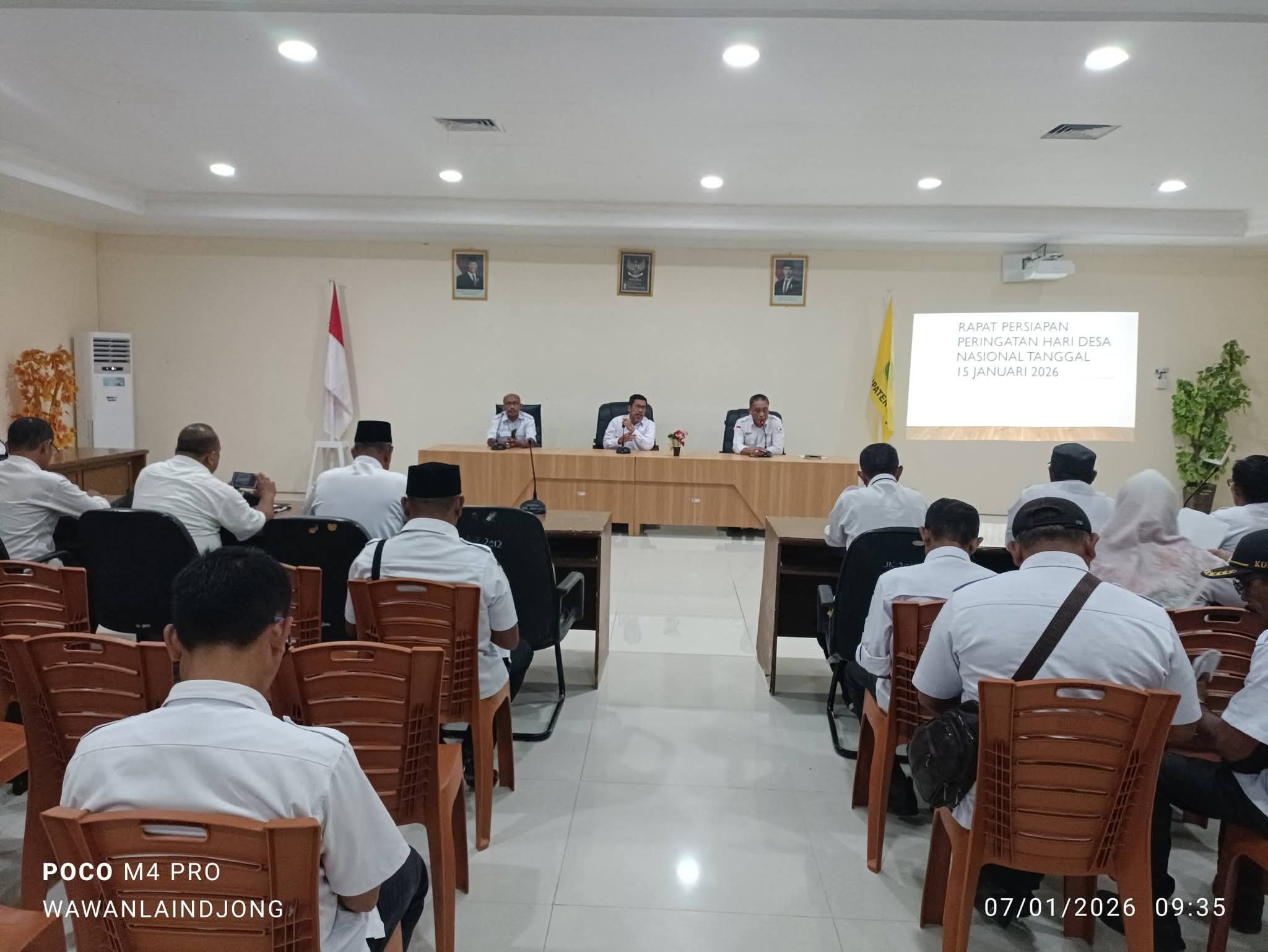 Wakil Bupati Buol Pimpin Rapat Persiapan Peringatan Hari Desa Nasional 2026